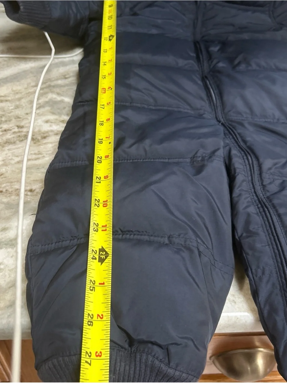 Gap Baby Puffer Snowsuit 18-24 M   Blue  Cold weather bunting Fleece Lined
